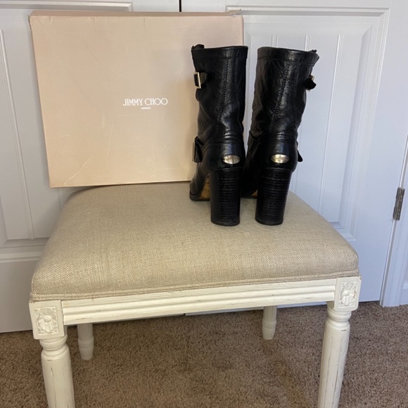 Jimmy Choo Motorcycle Boots - Picture 8 of 11
